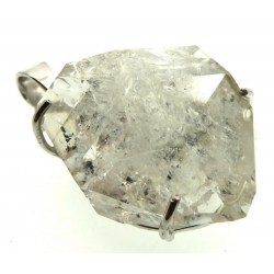 Herkimer Diamond Sterling Silver Pendant 01